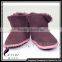 CX-SHOES-06A Cute Wholesale Soft Real Sheepskin Leather Baby Shoes