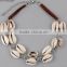 fashion tooth charm wooden beads necklace diy wooden beads tooth charms choker necklace for valentine's gifts