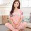 100%cotton Fashional Design High Quality Summer Pajamas for Girls