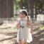 Ivory Gold Sequined Glitter Tulle Lace Fabric Baby Dress Pictures Girls Tutu Dress