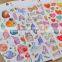 Custom children carton sticker cheap epoxy/pvc/pet sticker die-cut adhesive sticker