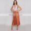 Newest spring summer satin wide leg floaty pants for women