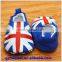 Soft Cotton England Flag Printed Baby Footwear