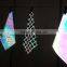 Popular iridescent reflective footwear material