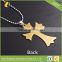 Bible Christian Men's Jewelry Stainless Steel Gold Plated Chain Pendant