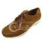 Topstitched nubuck leather men casual shoes China