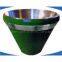 Supply cone crusher mantle spare parts concave for quarry machine