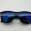 hot sale UV400 CE FDA custom logo promotion sunglasses frog black frame mirror lenses sunglasses DLC9003