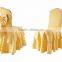 Charming Pleated Polyester Chair Covers