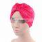 Spring Summer Style Poplin Gauze Perm Turban Hood Hat Noble Retro Indian Hat