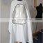 wholesale soft feel salon cape with clear window
