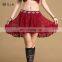 Q-6048 Short sexy lace women belly dance skirt