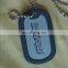 Factory sale military aluminum dog tag with ball chain