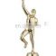Popular Plastic Gold Basketball Sports Trophy Figurines parts gifts