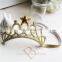  express kid hair jewelry elastic hair band nice hollow crown headband