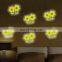 Glowing yellow in the dark brighter luminous fluorescent wall stickers