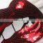 Embroidered Patches Lip / Lipstick Iron On Patch Sewing On Sequins