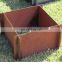 Outdoor Square Corten Steel Raised Garden Beds for planter