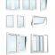 White color 60 Casement Plastic Profiles series