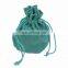 Promotional european style velvet anti tarnish pouch for jewelry beads