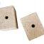 90 x 90 x 90 mm Wooden Hole Chipblock For Pallet Foot