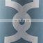Teal bedroom fashion printed window blackout hotel curtain