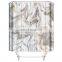 High Quality Light Luxury Marble Shower Curtain 3D Stereo Polyester Modern Shower Curtain