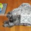 Super soft bone dog cat plush pillow flannel pet blanket