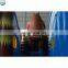 Commercial inflatable water park on land with pool slide for kids and adults