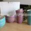 2016 fashion design ceamic mug and bowl set for breakfast