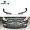 Carbon Fiber W204 Car Front Bumper Lip Spoiler for Mercedes Benz C63 AMG Black Series 12-15