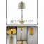 New designs decorative hot sale crystal brass led bedroom table lamp