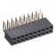 Denentech Hardware 1.27mm Pitch Connector Type H4.3mm Right Angle DIP Female Header for PCB