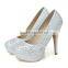 new arrival high heel Luxury design ladies diamond dress party prom bridal wedding shoes