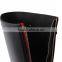 Cool woman fluorescence low heel boots side buckle high rain boots with back zipper