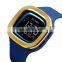 New items Skmei 1580 square digital watches for men plastic strap waterproof 5 ATM stainless steel back cheap sports digital wat