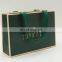 Dark green papre gift bag with ribbon handle