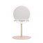 Modern European design Charging Square LED Mirror Soft Light Cosmetic Mirror Type C Charging LED Makeup Mirror