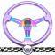 JDM parts 14 inch aluminum wheel steering plastic model car steering wheel