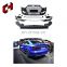 CH Hot Selling Car Upgrade Accessories Black Bumper Spoiler Rear Lamps Body Parts For Audi A3 2017-2020 To Rs3