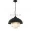 2022 new home decor crystal drops metal lampshade dining kitchen metal decorative rustic 1 light chandeliers pendant lights