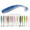 Byloo  8.5cm 10g prawn bionic bait fishing lure with hook sea fishing silicone shrimp soft lure