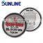 SUNLINE 300M прозрачная рыболовная нейлоновая монофиламентная леска, прочная рыболовная леска