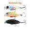 JOHNCOO Hard Plastic Swimming Lure 2.5g  Fishing Lures Hard Bait Sinking Blanks Minnow