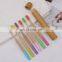 CE OEM Natural Wood Bamboo Carbon Biodegradable Toothbrush