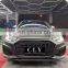Genuine Auto Parts Body Kits For 2020-2021 Audi A4 A4L Modified RS4 Front Car Bumper With Grille Flog Lamp Grille Bumper Trims