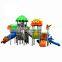 Children plastic outdoor play set of kindergarten playground equipment