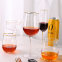 200 ml Custom Gold Rimmed Vertical Pattern Champagne Red Wine Glass Goblets