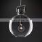 Modern American Style Brass Pendant Lamp Large Glass Decorative Chandelier Light for Hotel and Villa Factory Direct Selling