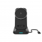 Magnetic charger earphone plug-in 3-in-1 folding phone holder built-in connection line 15W (MAX) magnetic charging station